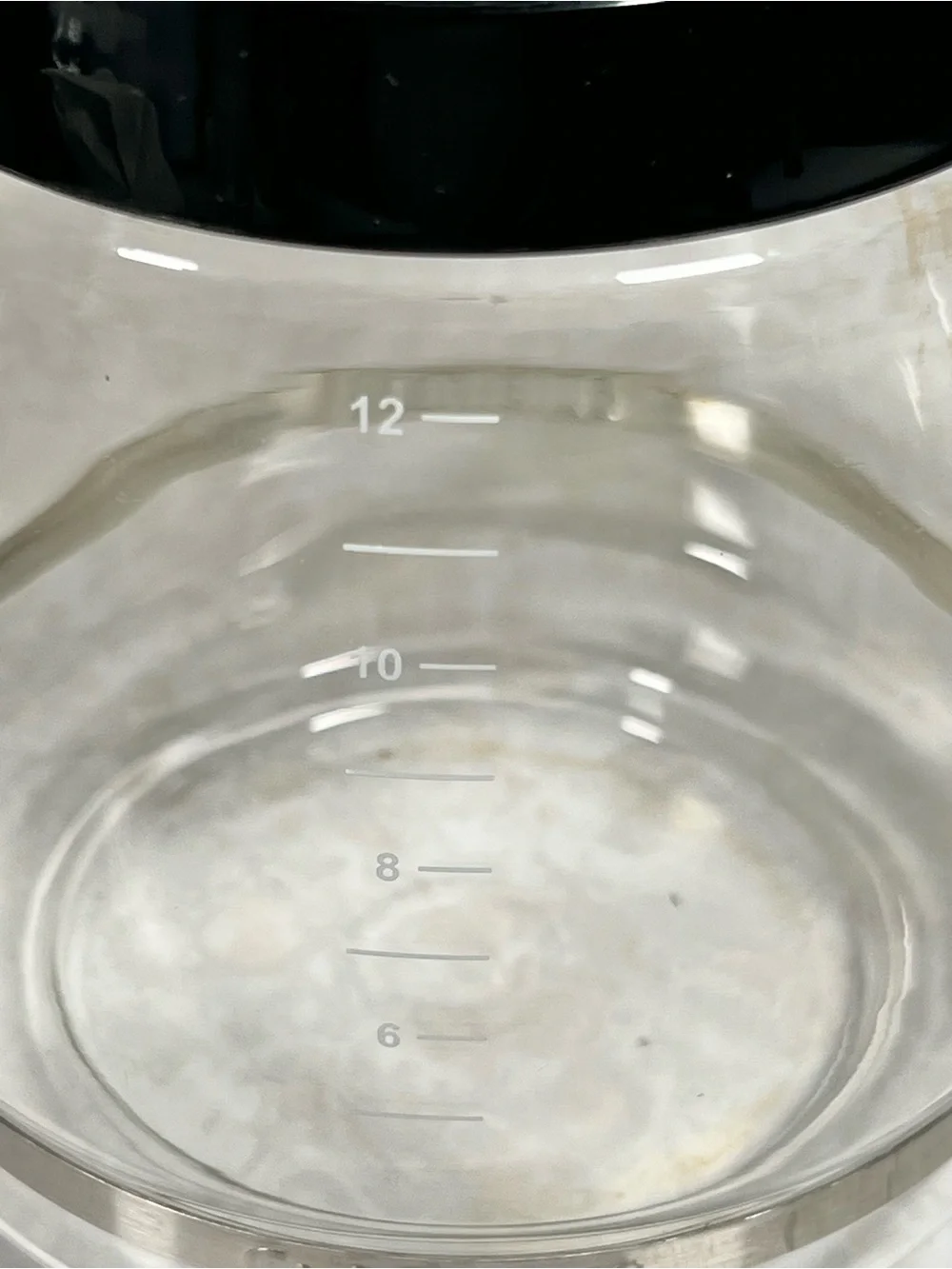 Cuisinart Clear Glass Coffee Carafe with Black Lid & Handle